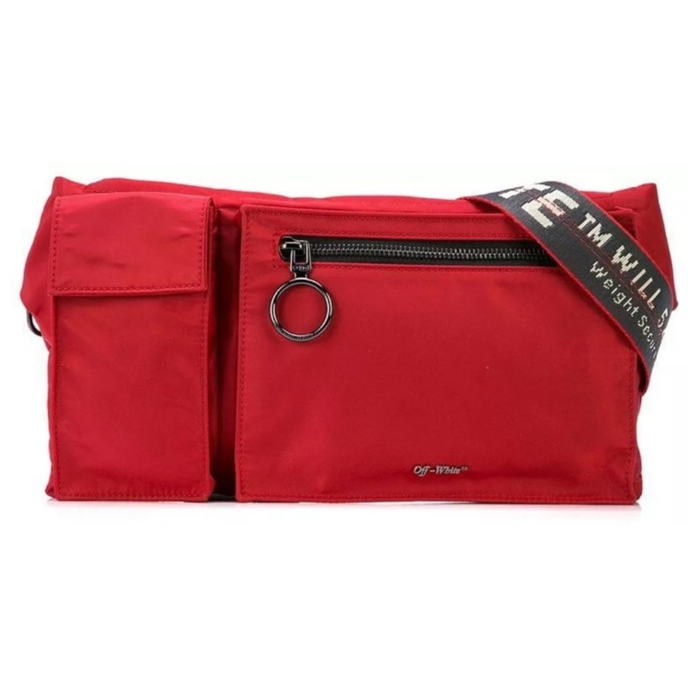 Off white industrial bag